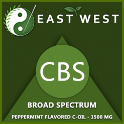 Broad Spectrum -Peppermint Flavored C- Oil-1500 mg Label