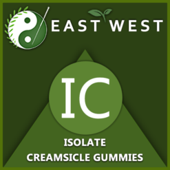 Isolate Creamsicle Gummies Label