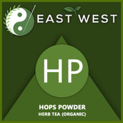 Hops Powder Herb Tea label