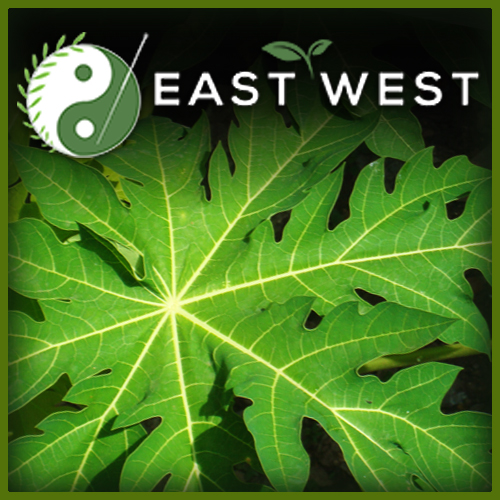 papaya leaf whole Label 1