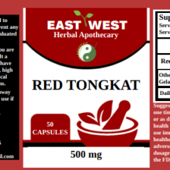 Red Tongkat Powder & Capsules